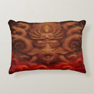 Cosmic Dragon Decorative Cushion