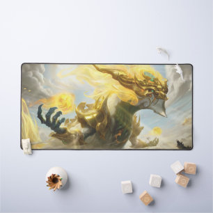 Cosmic Dragon Gaming Desk Mat Customisable