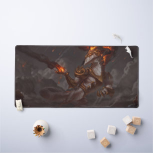 Cosmic Dragon Gaming Desk Mat Customisable