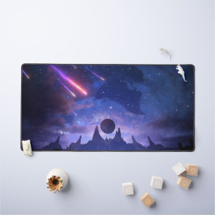 Cosmic Dragon Gaming Desk Mat Customisable Deskm