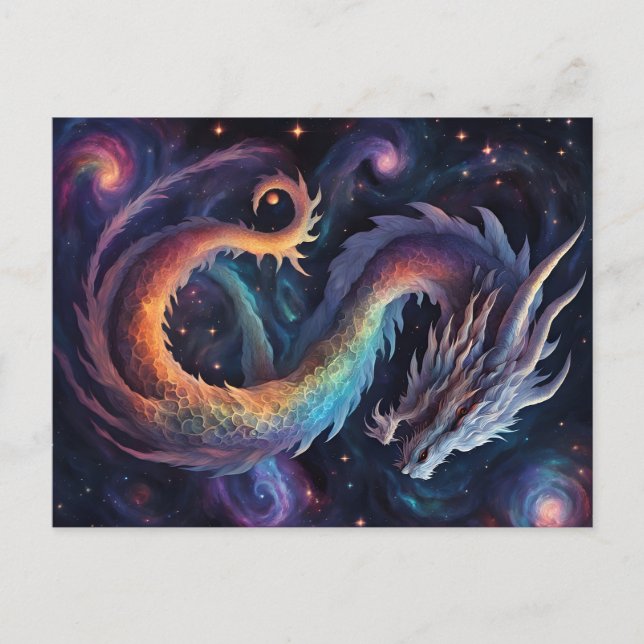 cosmic dragon postcard (Front)