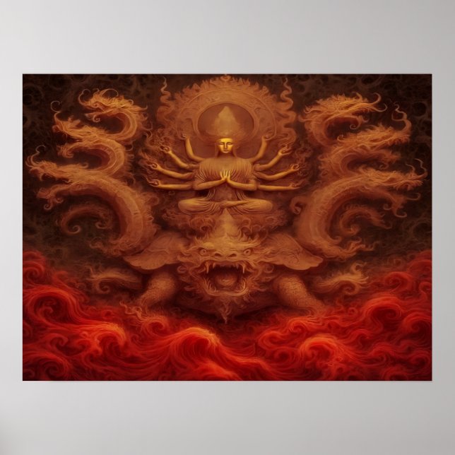 Cosmic Dragon Poster (Front)