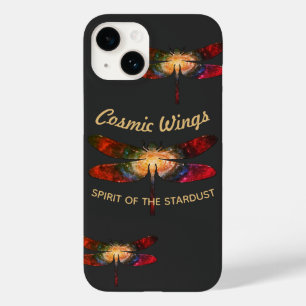 Cosmic Dragonfly • Galaxy Wings & Nebula Trails Case-Mate iPhone 14 Case