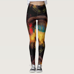 Cosmic Dream in Primary Colors Leggings