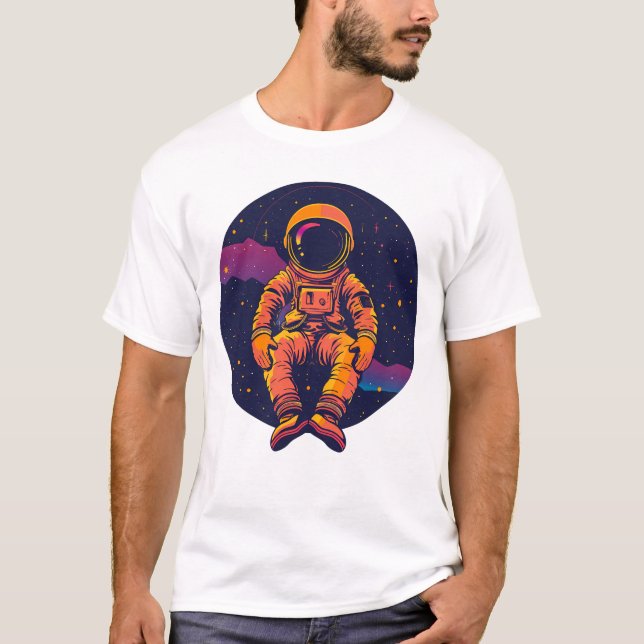 Cosmic Dreamer Astronaut T-Shirt – Explore (Front)