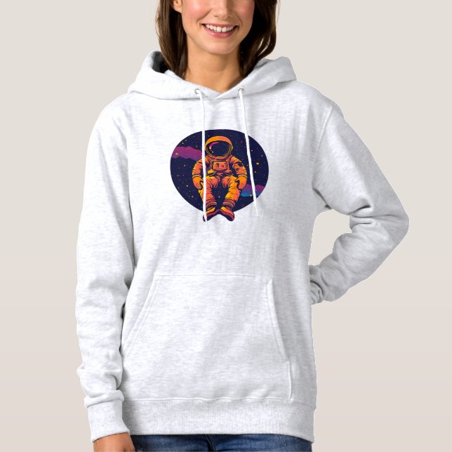 Cosmic Dreamer Astronaut T-Shirt – Explore Hoodie (Front)