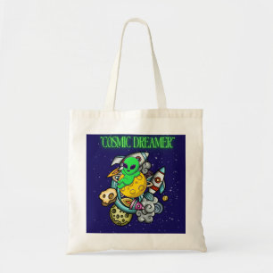 cosmic dreamer tote bag
