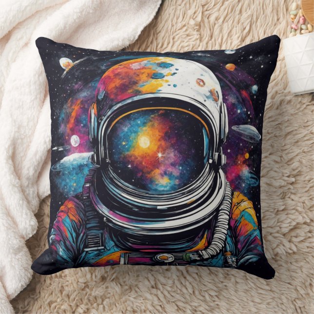 Cosmic Dreams - An Artistic Journey to the Stars Cushion (Blanket)