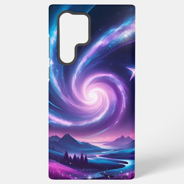 Cosmic Dreamscape Fantasy Galaxy Swirl Phone Case  (Back)