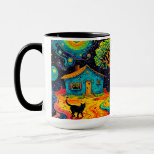 "Cosmic Dreamscape: Mystical Night"  Mug