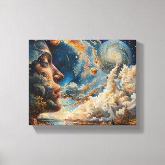 Cosmic Dreamscape Surreal Wall Art