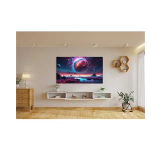 Cosmic Dreamscape with Fiery Planet  Photo Print