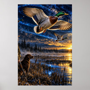 Cosmic Duck Hunter Poster