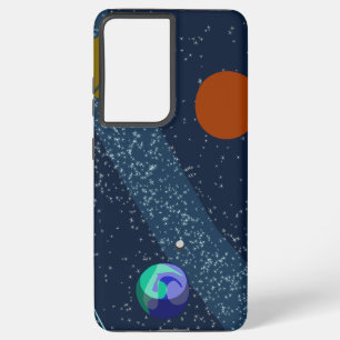 cosmic eart galaxy samsung case galaxyS21s