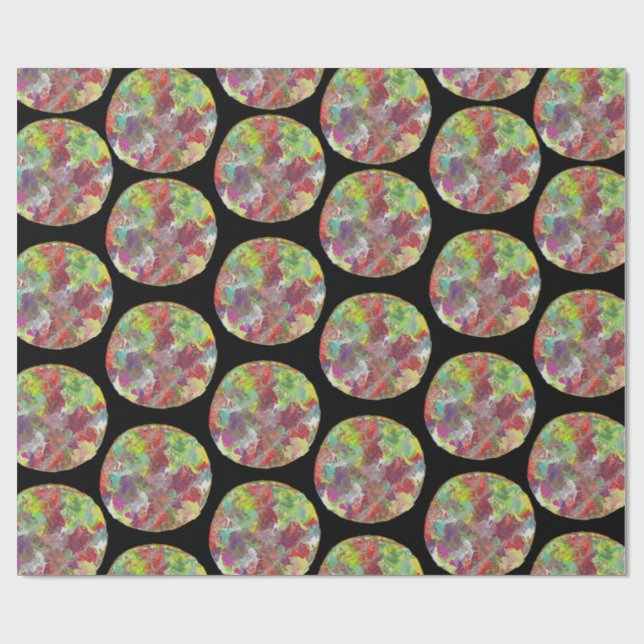 Cosmic Earth Wrapping Paper (Flat)