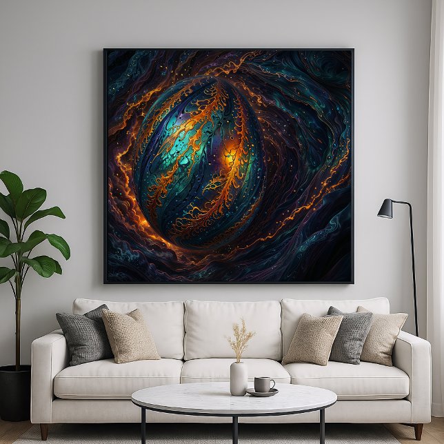 Cosmic Egg - Abstract Mystical Design Poster (Creator Uploaded)