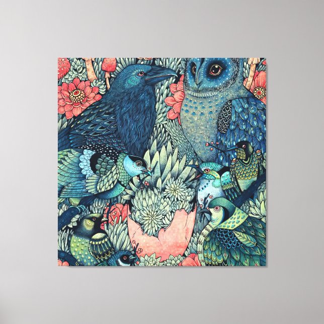 Cosmic Egg Canvas Print (Front)