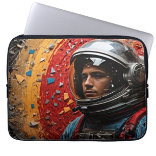 Cosmic Elegance: Astronaut  Laptop Sleeve