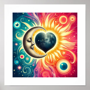 Cosmic Embrace: The Heart of the Universe Poster