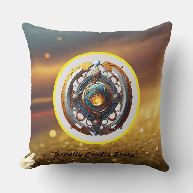 "Cosmic Embryo" Cushion (Front)