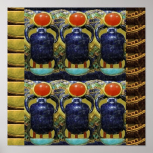 COSMIC Energy and Spirit Connection EGYPTIAN Art Poster
