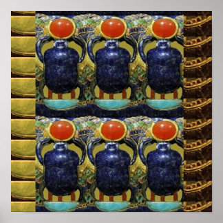 COSMIC Energy and Spirit Connection EGYPTIAN Art Poster