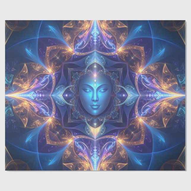 Cosmic Enlightenment Wrapping Paper (Flat)