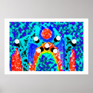 Cosmic event in outer space poster
