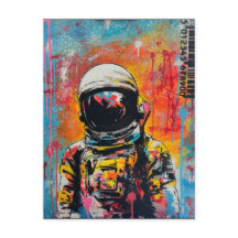 Cosmic Explorer #2 - Pop Art Astronaut Postcard
