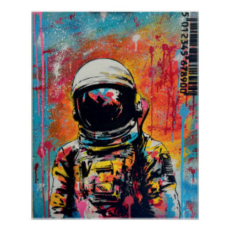 Cosmic Explorer #2 Pop Art Glossy Poster