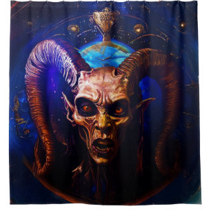 cosmic eye 80x60 001 shower curtain