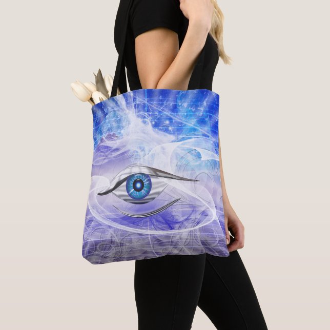 Cosmic Eye Tote Bag (Close Up)