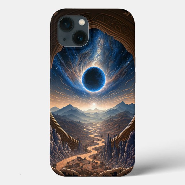 Cosmic Fantasy Space Landscape Case-Mate iPhone Ca Case-Mate iPhone Case (Back)