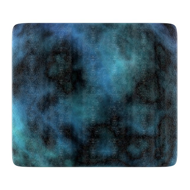 Cosmic Faux Blue Marble Cutting Board (Front)