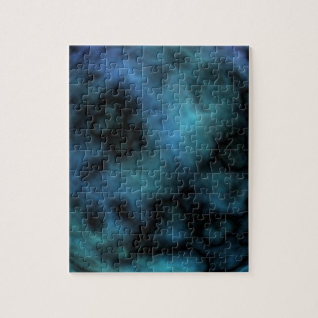 Cosmic Faux Blue Marble Jigsaw Puzzle (Vertical)