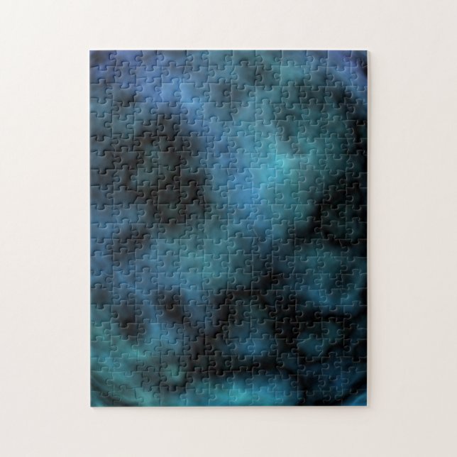 Cosmic Faux Blue Marble Jigsaw Puzzle (Vertical)