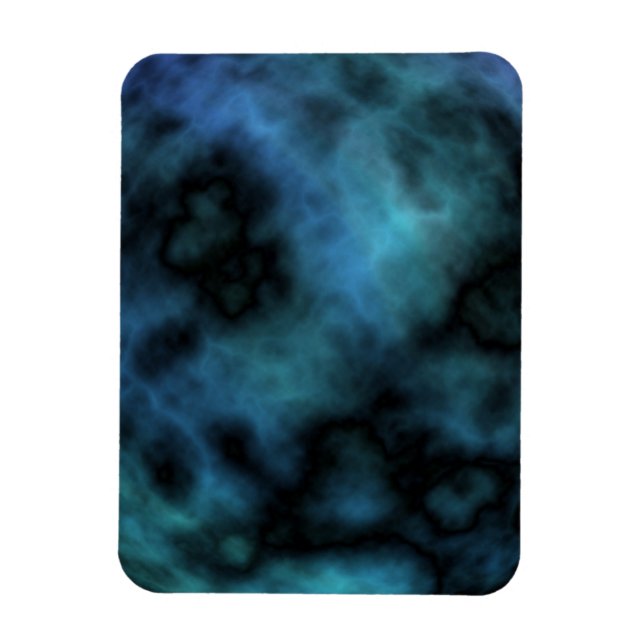 Cosmic Faux Blue Marble Magnet (Vertical)