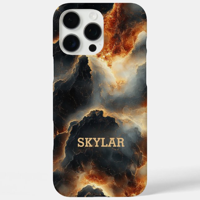 Cosmic Fire Personalised Phone Case (Back)