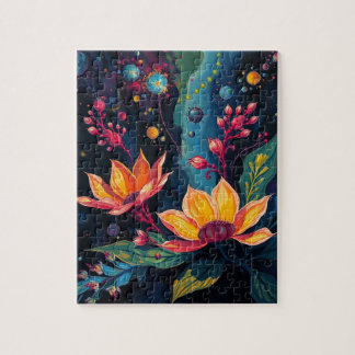 COSMIC FLORA JIGSAW PUZZLE