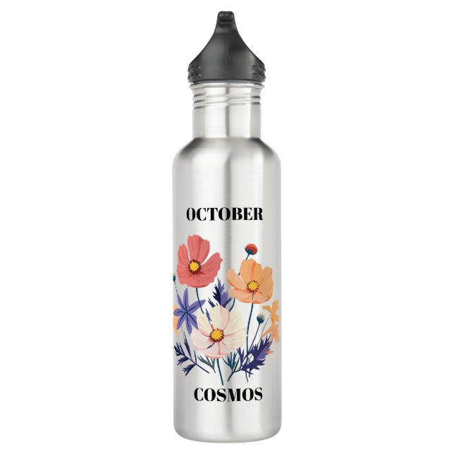 Cosmic Flow • October Birth Flower Water Bottle  (Right)