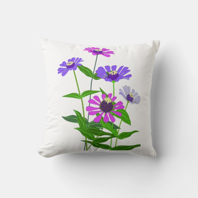 Cosmic Flower Art Cushion (Front)