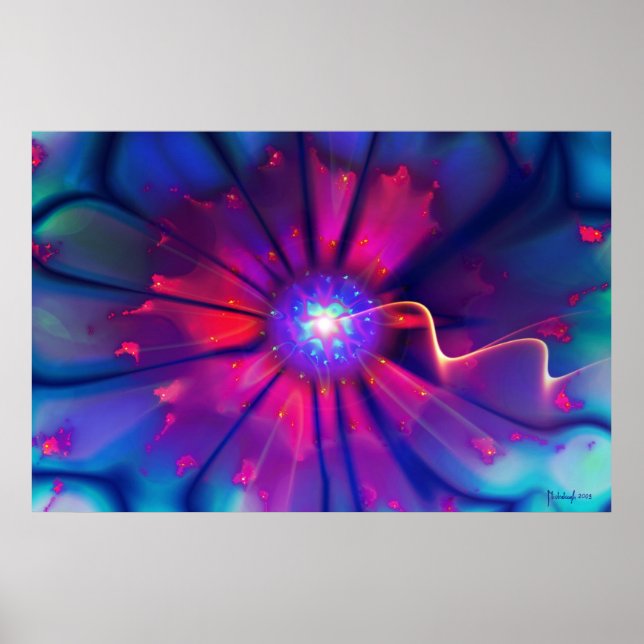 Cosmic flower poster (Front)