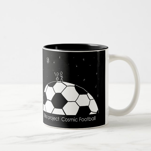 Cosmic Football Mug - Love Illustration (Right)