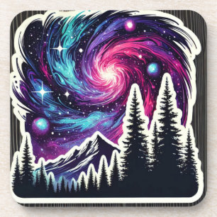 Cosmic Forest: Galaxy Meets Nature Coaster