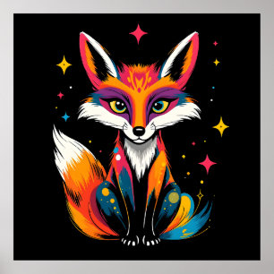 Cosmic Fox Poster