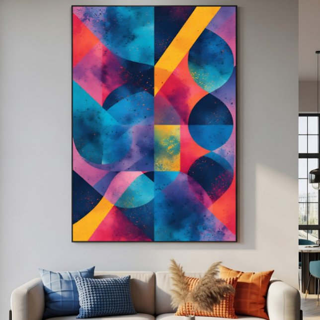 Cosmic Fusion in Motion Canvas Print (Creator Uploaded)