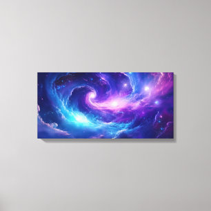 Cosmic Galaxy Art Canvas Print