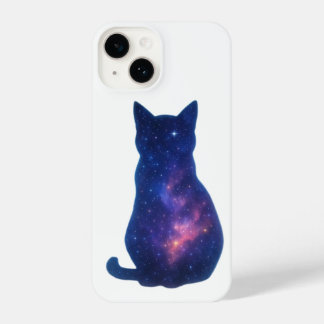 Cosmic Galaxy Cat iPhone Case