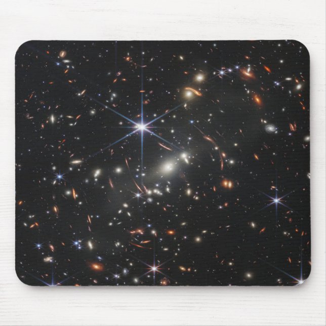 Cosmic Galaxy Cluster Deep Space Desk Mat Mouse Mat (Front)