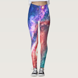 Cosmic Galaxy Dream Art Leggings